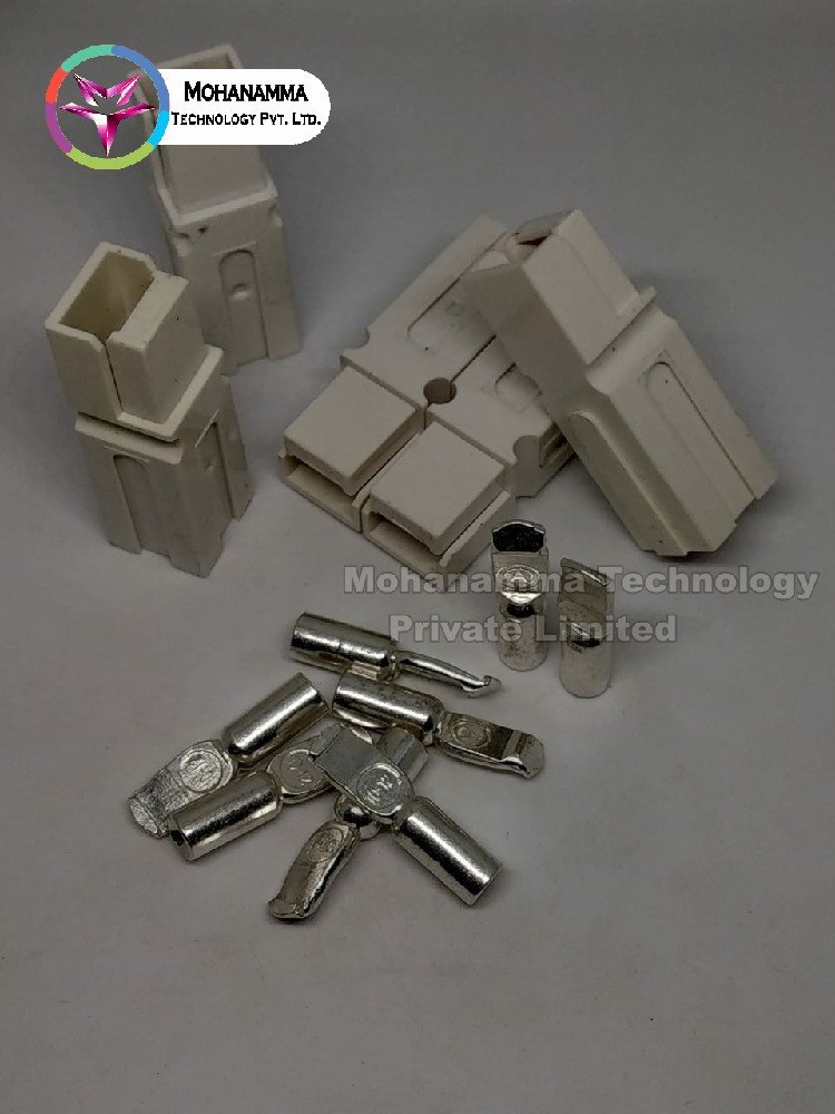 SB 75A single pole white battery connector